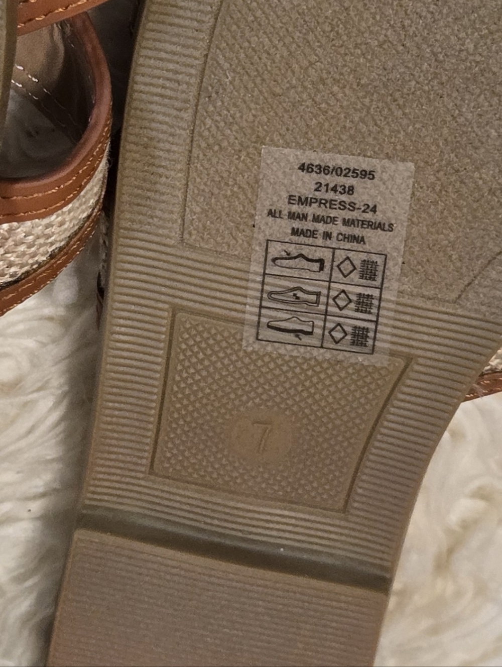 Casual Brown & Beige Slide Sandals - Women - Picture 10 of 10